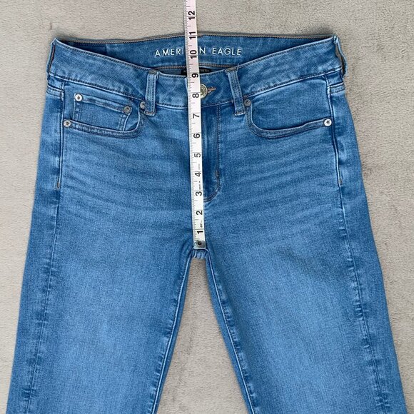 American Eagle Outfitters Next Level Stretch Favorite Boyfriend Jeans Sz6 - Picture 12 of 16
